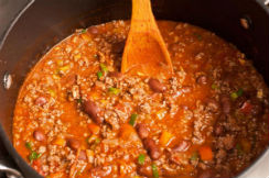 carne frijoles-I