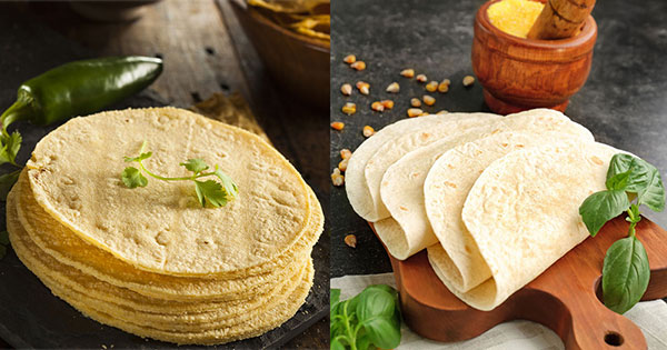 Tortilla de maíz o tortilla de harina, ¿cuál es más saludable?