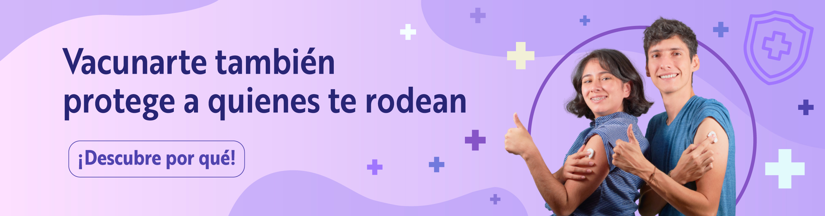 Vacunarte también protege a quienes te rodean