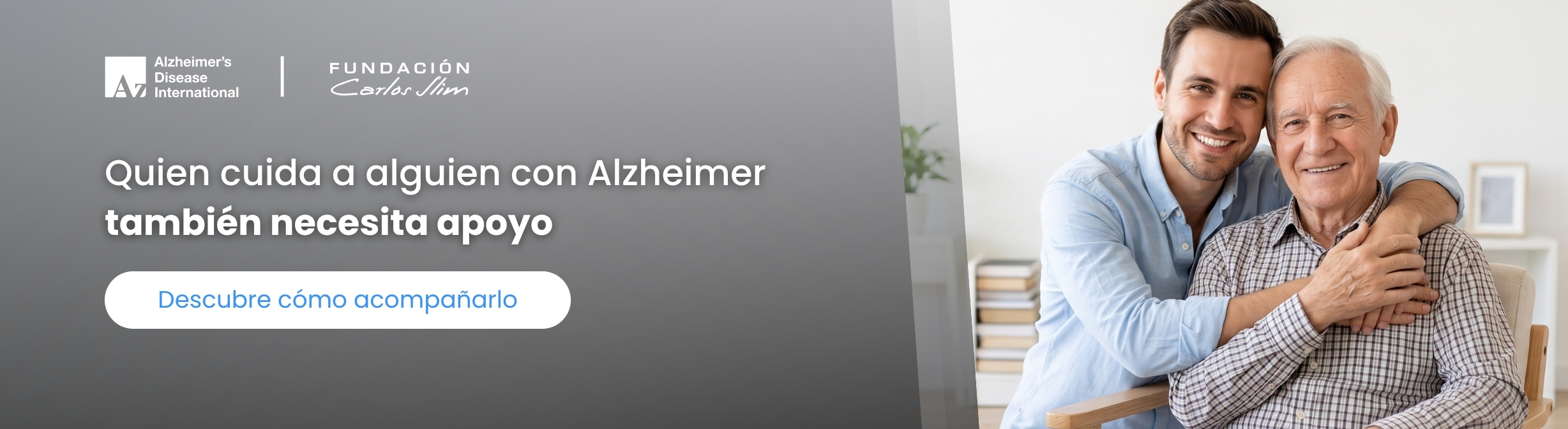 Quien cuida a alguien con Alzheimer también necesita apoyo